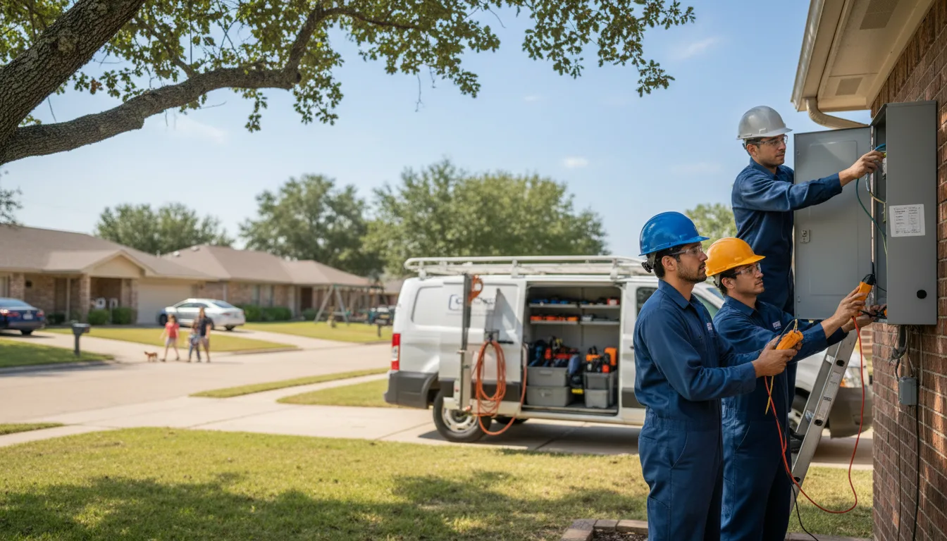 Certified electrician providing emergency electrical services in Petal, MS